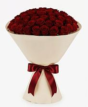 Букет 101 Бордовая роза Блэк Бакарра в Плиево