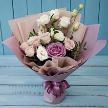 Букет цветов из:  Розы и Лизиантусы в Плиево