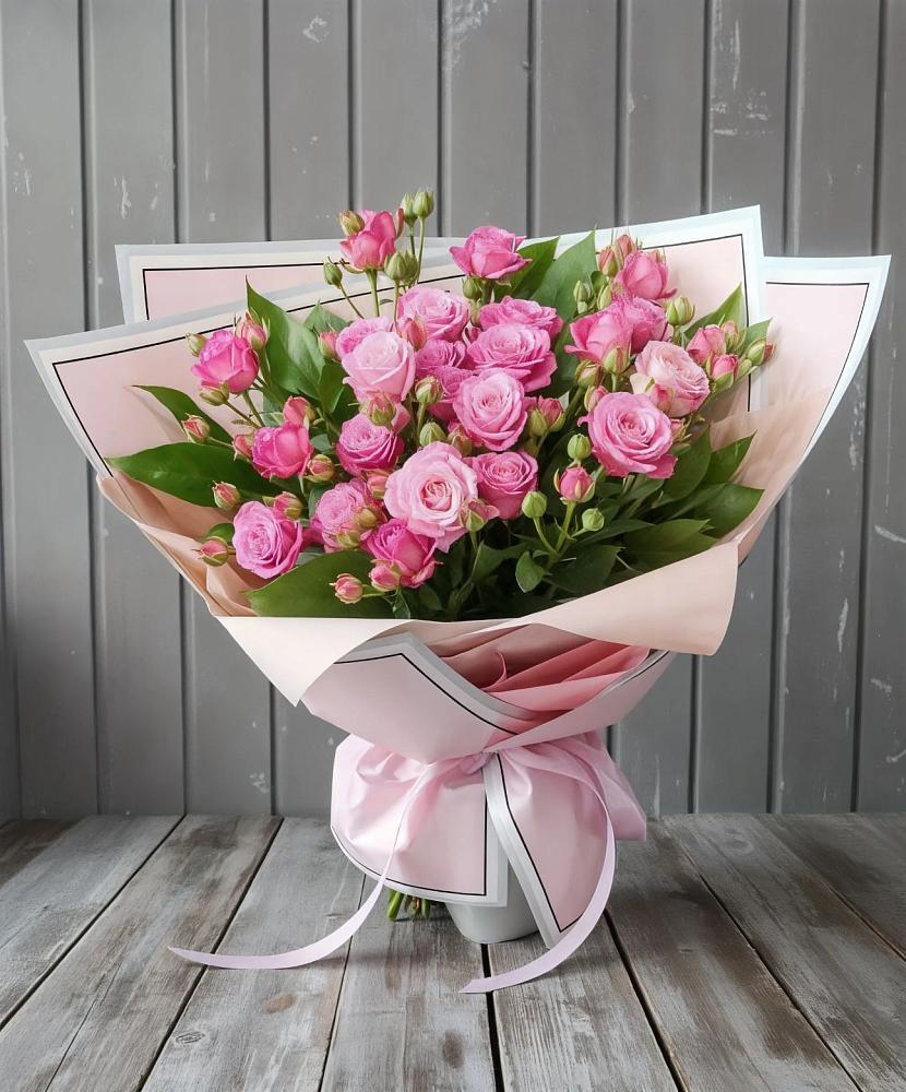 Букет Розовый кустик в Плиево