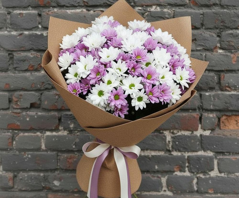 Букет цветов из: Хризантемы в Плиево