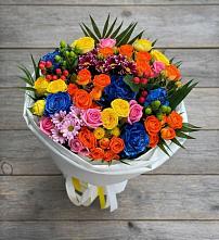 Букет цветов из:  Розы и Хризантемы #REPLACE_PRED# Плиево