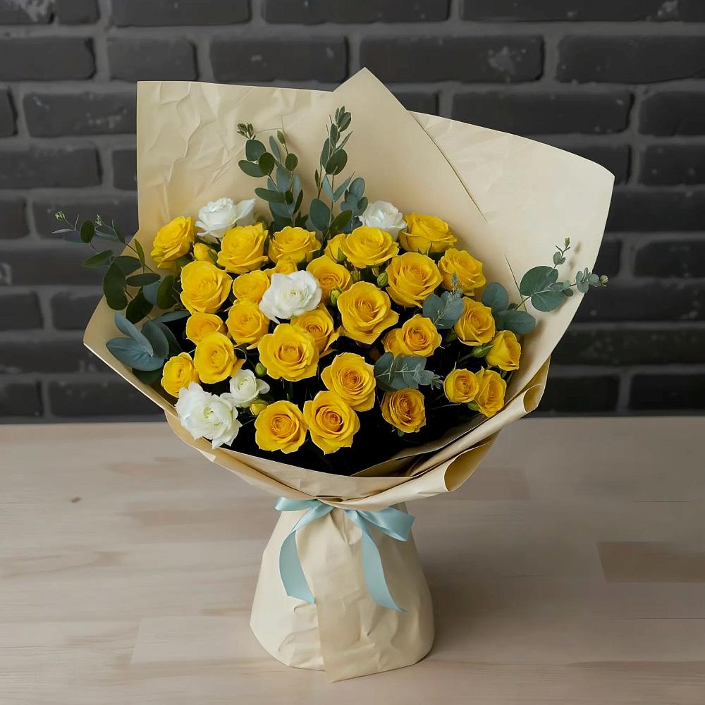 Букет цветов из: Розы в Плиево