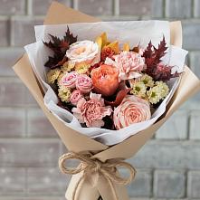 Букет цветов из:  Гвоздики, Хризантемы и Розы #REPLACE_PRED# Плиево
