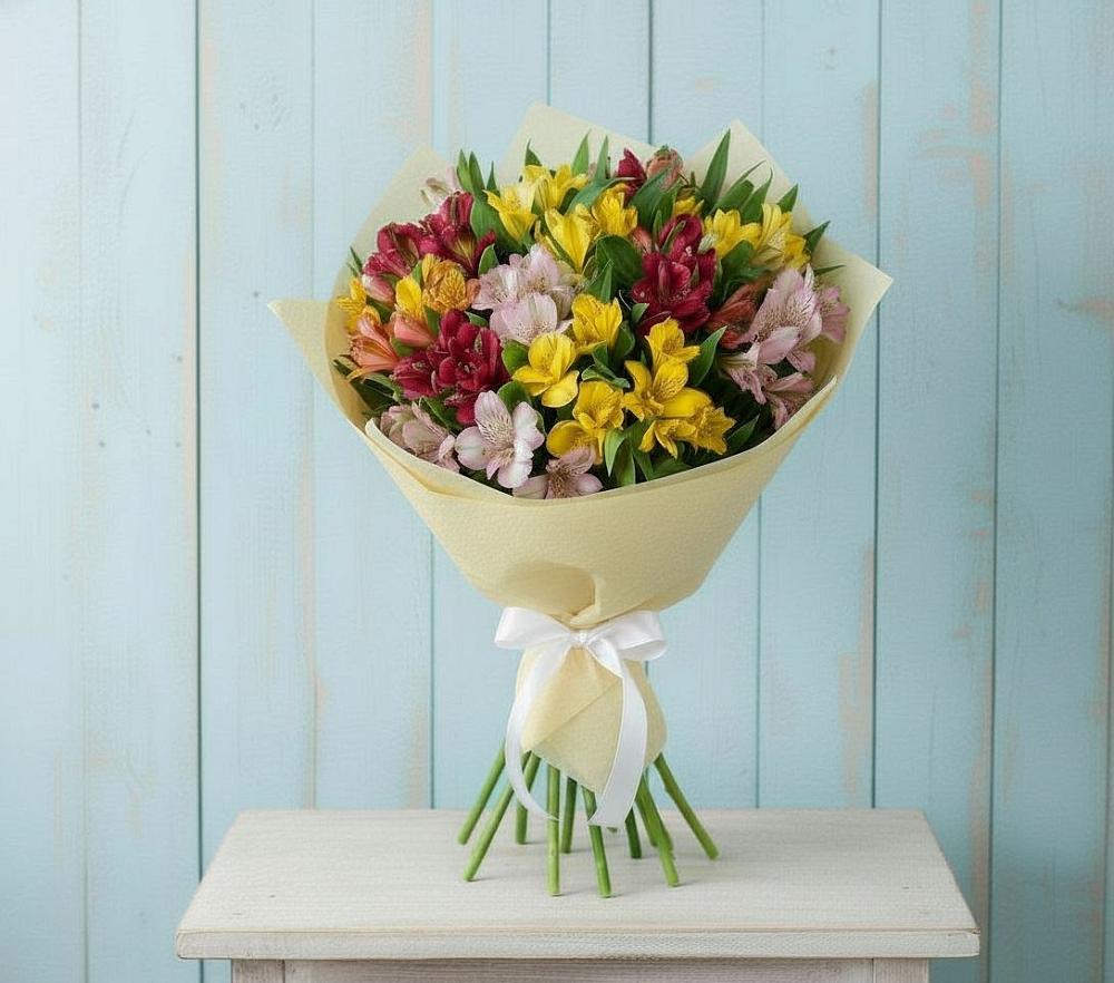 Букет цветов из: Альстромерии в Плиево