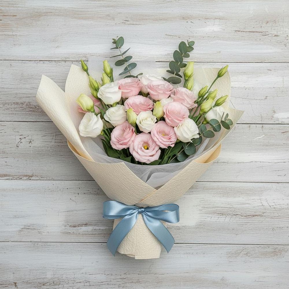 Букет цветов из: Лизиантусы в Плиево